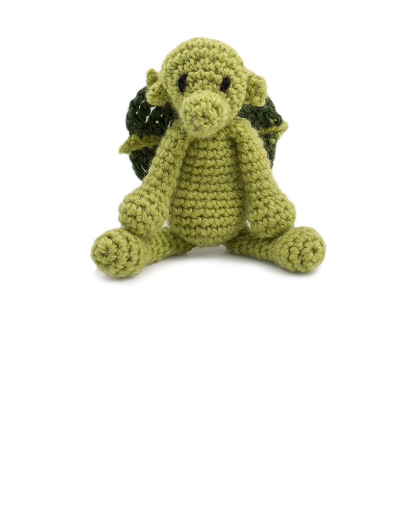 toft ed's animal mini george the dragon amigurumi crochet